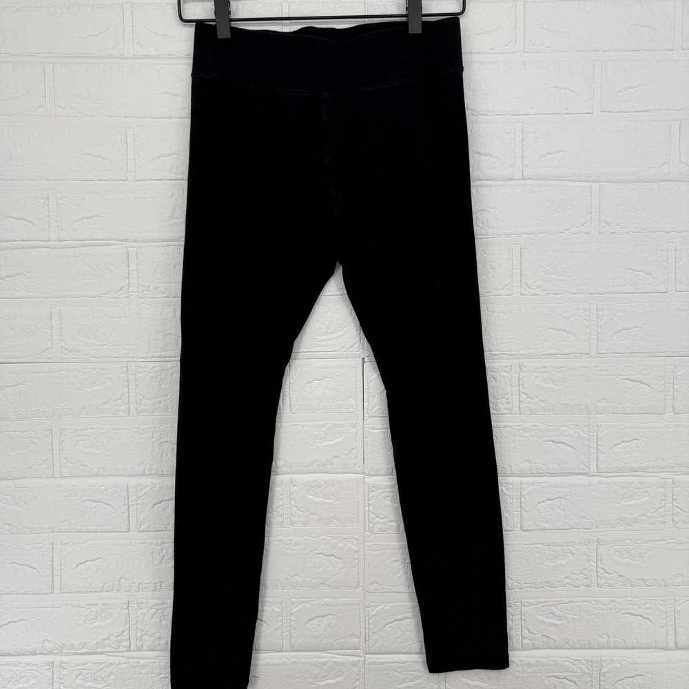 Hue Leggings Womens Size S Black Solid Casual Stretch Pull On Pants